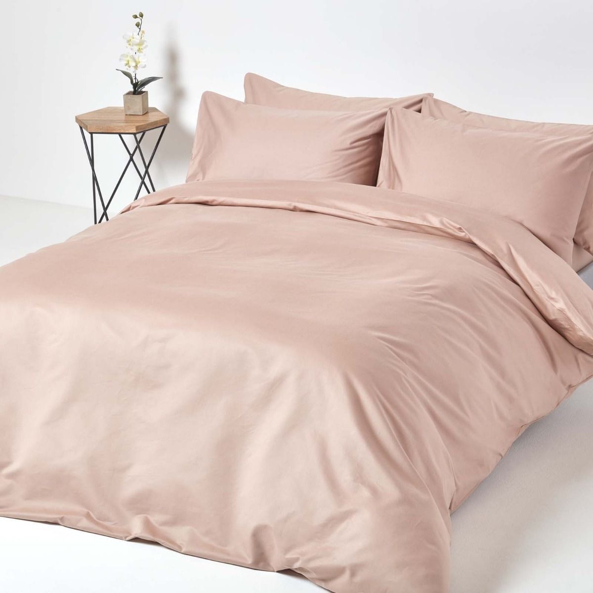 Noble Bedding Collection Burgundy Solid 1200TC Egyptian Cotton All UK Size 