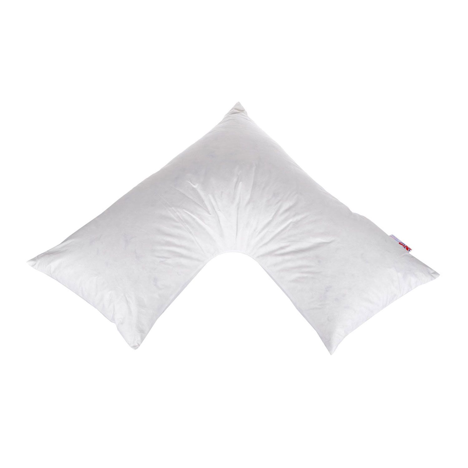 DUCK FEATHER & DOWN  VSHAPED PILLOW ORTHOPEDIC MATERNITY PREGNANCY NURSING BABY 