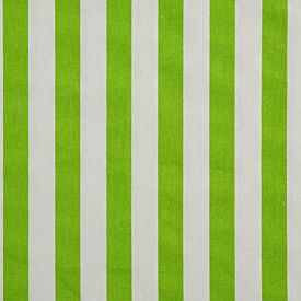 Pure Cotton Green Thick Stripe Fabric 150 cm Wide