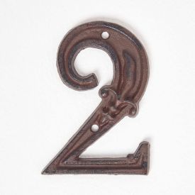 Cast Iron House number, 2