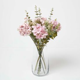 Pom & Daisy Pink Artificial Bouquet in Brown Paper