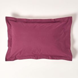 Plum Egyptian Cotton Oxford Pillow Case 200 TC