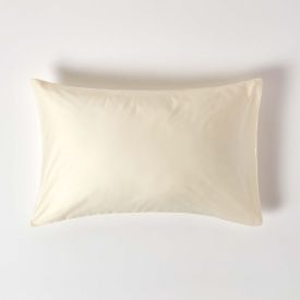 Cream Organic Cotton Housewife Pillowcase 400 TC
