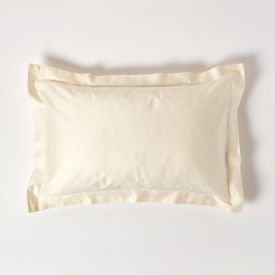 Cream Organic Cotton Oxford Pillowcase 400 TC