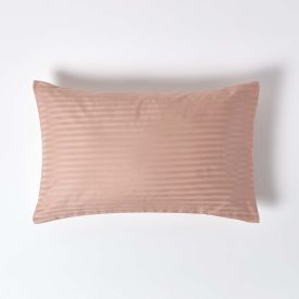 Taupe Beige Egyptian Cotton Satin Stripe Housewife Pillowcase 330 TC