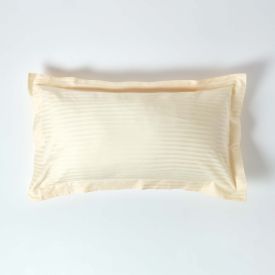 Pastel Yellow Egyptian Cotton Ultrasoft King Size Oxford Pillowcase 330 TC