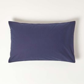 Navy Blue Egyptian Cotton Housewife Pillowcase 200 TC