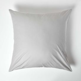 Silver Grey European Size Egyptian Cotton Pillowcase 200 TC