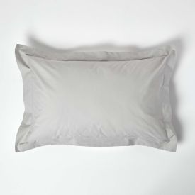 Silver Grey Egyptian Cotton Oxford Pillow Case 200 TC