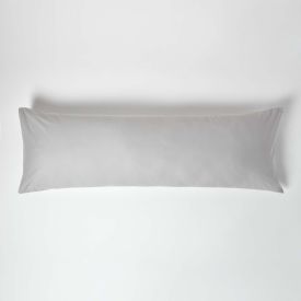 Silver Grey Egyptian Cotton Housewife Body Pillowcase 200 TC