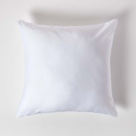 White Organic Cotton European Size Pillowcase 400 TC