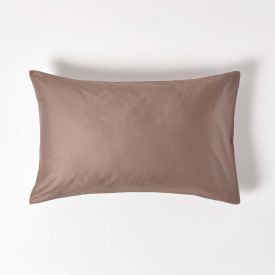 Brown Organic Cotton Housewife Pillowcase 400 TC
