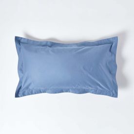 Air Force Blue Egyptian Cotton Oxford Pillowcase 1000 TC, King Size  