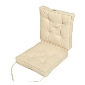 Cotton Travel Back Support Booster Cushion Taupe Beige