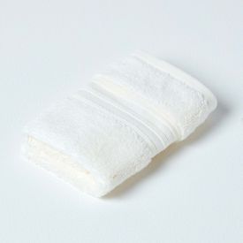 Zero Twist Supima Cotton Face Cloth, Cream