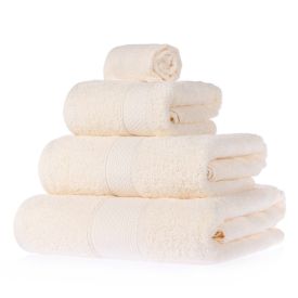 Turkish Cotton Cream Bath Towel Set