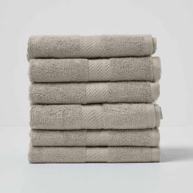 Light Grey 100% Combed Egyptian Cotton Towels 500 GSM