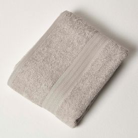 Light Grey 100% Combed Egyptian Cotton Bath Sheet 500 GSM