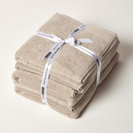 Taupe 100% Combed Egyptian Cotton Towel Bale Set 700 GSM