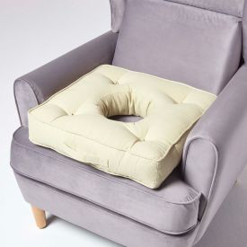 Cotton Comfort Armchair Booster Cushion Sage Green
