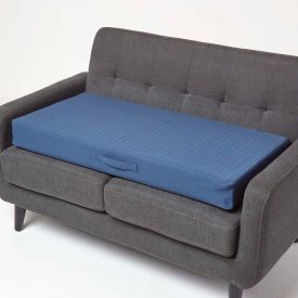 Navy Cotton Orthopaedic Foam 2 Seater Booster Cushion