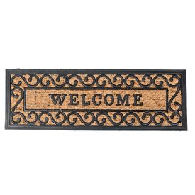 Welcome Rubber and Coir Doormat