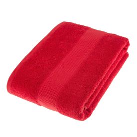 Turkish Cotton Red Bath Sheet