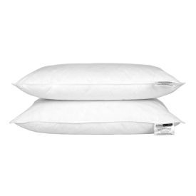 Goose Feather and Down Pillow Pair