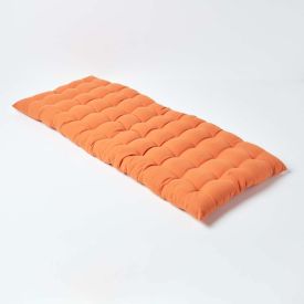 Burnt Orange Bench Cushion