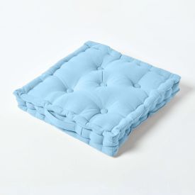 Cotton Blue Floor Cushion
