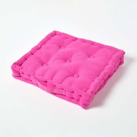 Cotton Hot Pink Floor Cushion