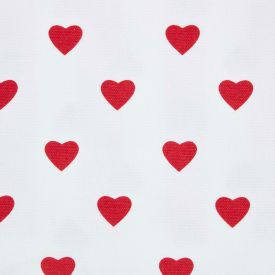 Pure Cotton Red Heart Fabric 150cm Wide