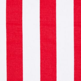 Pure Cotton Red Thick Stripe Fabric 150 cm Wide