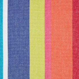 Pure Cotton Multi Coloured Stripe Fabric 150cm Wide