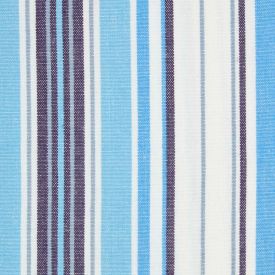 Pure Cotton New England Blue Stripe Fabric 150cm Wide