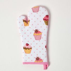 Cotton Cupcakes Pink Blue Oven Glove