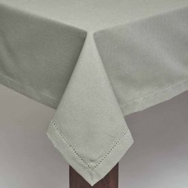 Plain Cotton Grey Tablecloth
