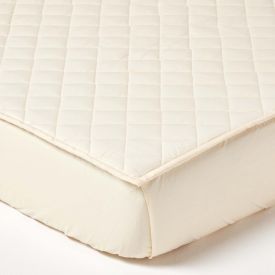 Organic 300 Thread Count Luxury Quilted Deep Fitted Mattress Protector