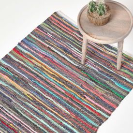 Recycled Cotton Chindi Rug, 150 x 240 cm