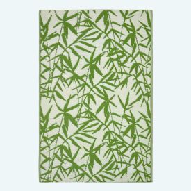 Zena Tropical Green Outdoor Rug, 120 x 180 cm