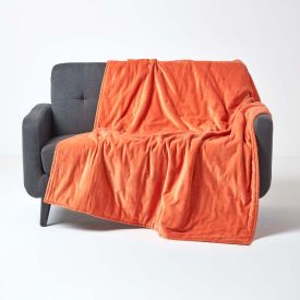 chair or sofa YourHome Throw super soft plush velvet suitable for bed 125x150, wine machine washable 