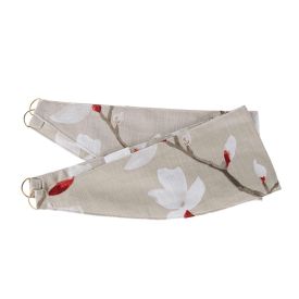 Red ‘Anita’ Floral Tie Back Pair