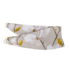 Yellow ‘Anita’ Floral Tie Back Pair