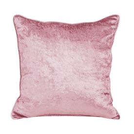 Pink Luxury Crushed Velvet Cushion Cover