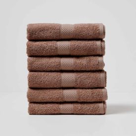 Turkish Cotton Hand Towel Set, Chocolate