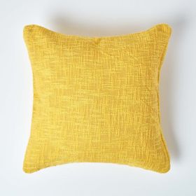 Nirvana Cotton Yellow Cushion Cover