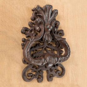 Brown Decorative Cast Iron Door Knocker