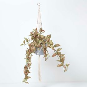 Artificial Hanging Basket Ivy Plant in Pot, 95cm