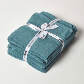 Teal 100% Combed Egyptian Cotton Towel Bale Set 500 GSM
