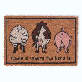 Farm Animal Coir Non-Slip Doormat